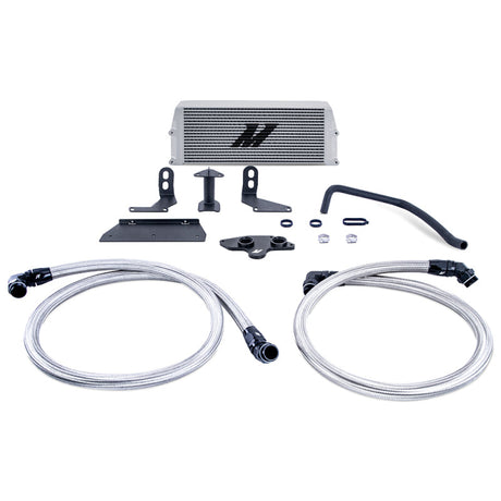 Mishimoto 11-19 Ford 6.7L Powerstroke Performance Oil Cooler Kit - Silver Mishimoto Oil Coolers  AXOPROS
