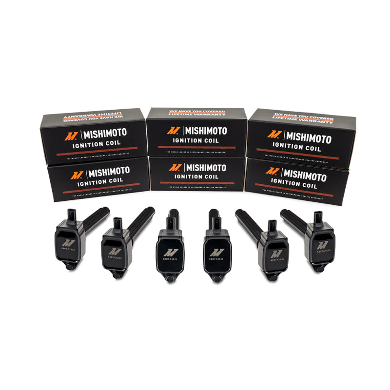 Mishimoto 12-18 Jeep Wrangler 3.6L Six Cylinder Ignition Coil Set Mishimoto Stock Replacement Ignition  AXOPROS