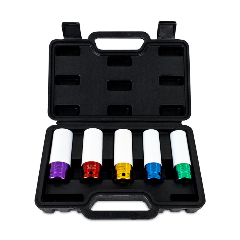 Mishimoto 1/2in. Wheel Nut Socket Set - 5pc Mishimoto Tools  AXOPROS