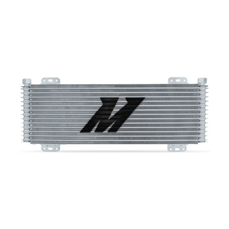 Mishimoto 13-Row Stacked Plate Transmission Cooler - Silver Mishimoto Transmission Coolers  AXOPROS