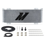 Mishimoto 13-Row Stacked Plate Transmission Cooler - Silver Mishimoto Transmission Coolers  AXOPROS