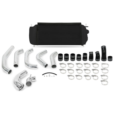 Mishimoto 15-16 Ford F-150 EcoBoost 3.5L Black Performance Intercooler Kit w/ Polished Pipes Mishimoto Intercooler Kits  AXOPROS