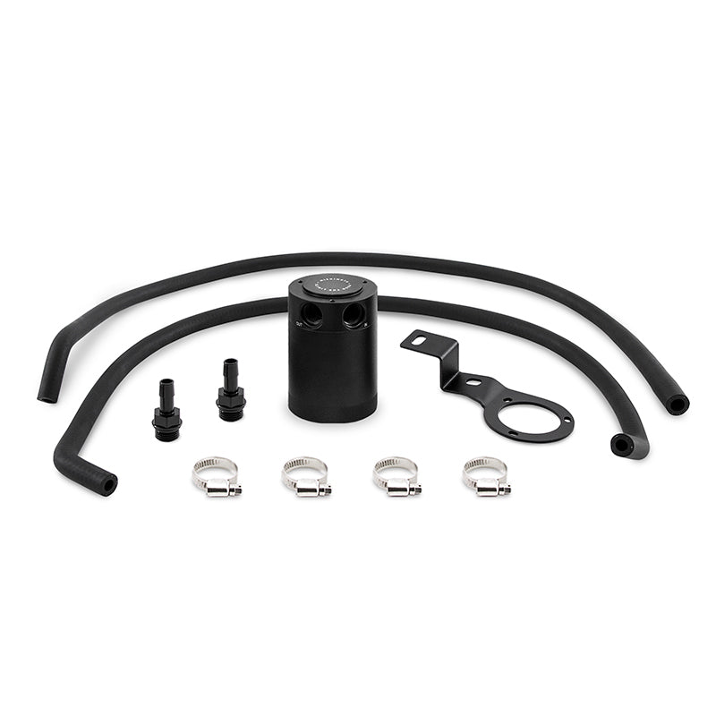Mishimoto 15-16 Subaru WRX PVC Side Baffled Oil Catch Can - Black Mishimoto Oil Catch Cans  AXOPROS
