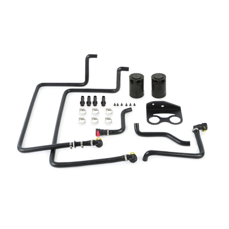 Mishimoto 15-17 Ford F-150 2.7L EcoBoost Baffled Oil Catch Can - Black Mishimoto Oil Catch Cans  AXOPROS