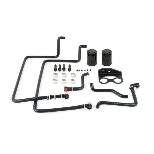 Mishimoto 15-17 Ford F-150 2.7L EcoBoost Baffled Oil Catch Can - Black Mishimoto Oil Catch Cans  AXOPROS