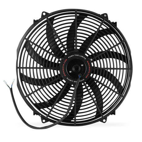 Mishimoto 16 Inch Curved Blade Electrical Fan Mishimoto Fans & Shrouds  AXOPROS