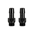 Mishimoto 16X1.5 TO 1/2in. Hose Barb Aluminum Fittings (Pack of 2) Mishimoto Fittings  AXOPROS