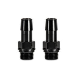 Mishimoto 16X1.5 TO 1/2in. Hose Barb Aluminum Fittings (Pack of 2) Mishimoto Fittings  AXOPROS