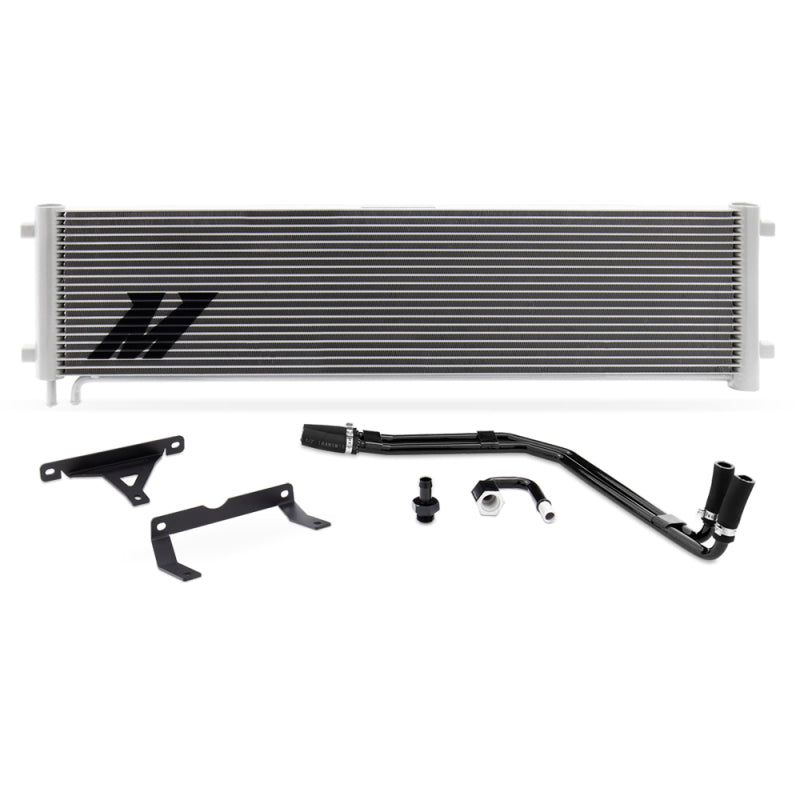 Mishimoto 17-19 Ford 6.7L Powerstroke Transmission Cooler Kit Silver Mishimoto Transmission Coolers  AXOPROS