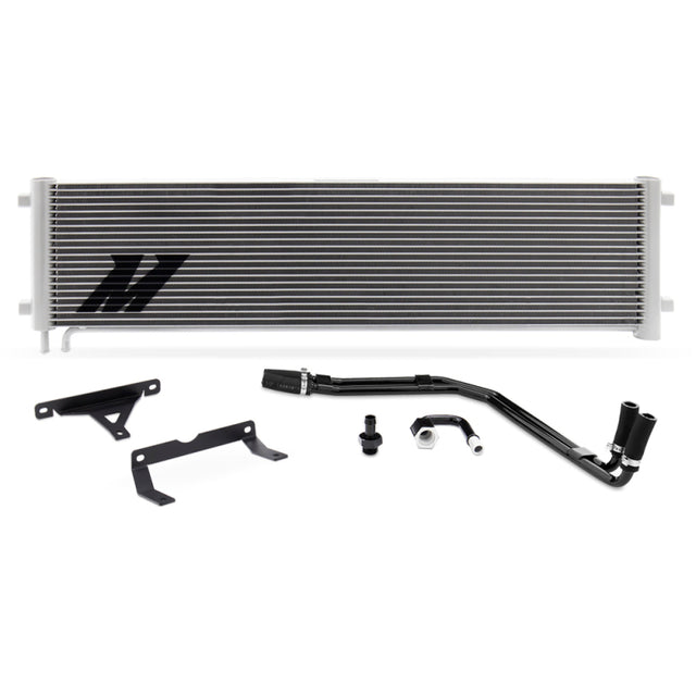 Mishimoto 17-19 Ford 6.7L Powerstroke Transmission Cooler Kit Silver Mishimoto Transmission Coolers  AXOPROS