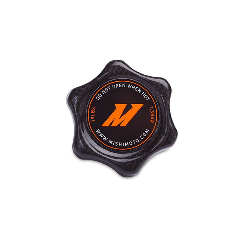 Mishimoto 1.3 Bar Rated Carbon Fiber Radiator Cap Small Import Mishimoto Radiator Caps  AXOPROS