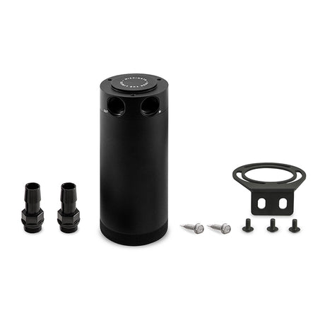 Mishimoto 2-Port Universal XL Baffled Catch Can - Black Mishimoto Oil Catch Cans  AXOPROS