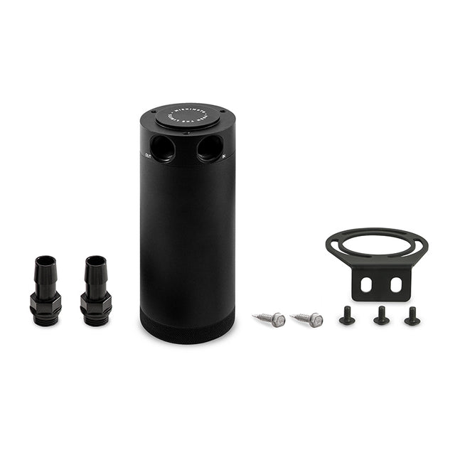 Mishimoto 2-Port Universal XL Baffled Catch Can - Black Mishimoto Oil Catch Cans  AXOPROS