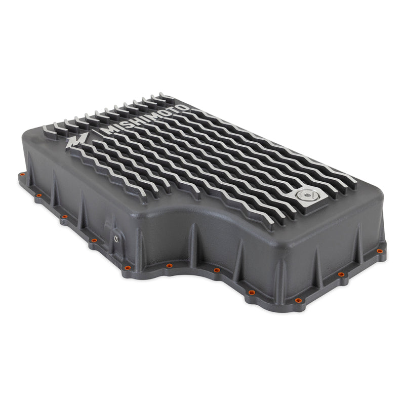 Mishimoto 2011+ Powerstroke 6R140 Transmission Pan - Cast - GR Mishimoto Transmission Pans  AXOPROS