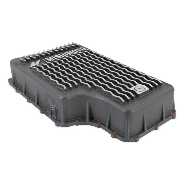 Mishimoto 2011+ Powerstroke 6R140 Transmission Pan - Cast - GR Mishimoto Transmission Pans  AXOPROS