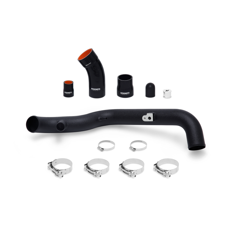 Mishimoto 2014+ Ford Fiesta ST Hot-Side Intercooler Pipe Kit - Wrinkle Black Mishimoto Intercooler Pipe Kits  AXOPROS