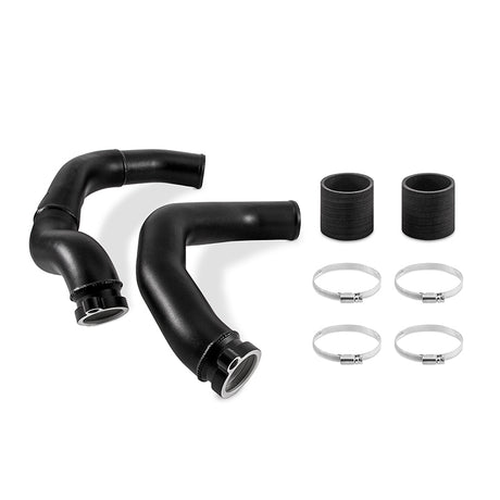 Mishimoto 2015+ BMW F8X M3/M4 Charge Pipe Kit - Wrinkle Black Mishimoto Intercooler Pipe Kits  AXOPROS