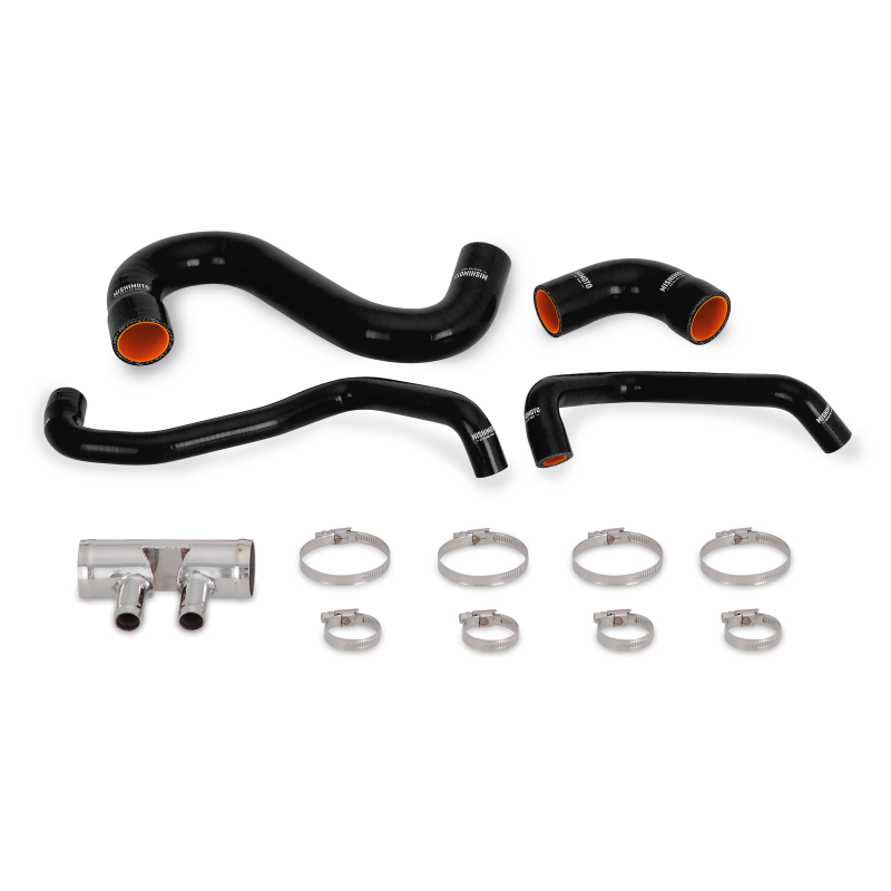 Mishimoto 2015+ Ford Mustang GT Silicone Lower Radiator Hose - Black Mishimoto Hoses  AXOPROS