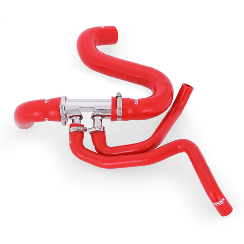 Mishimoto 2015+ Ford Mustang GT Silicone Lower Radiator Hose - Red Mishimoto Hoses  AXOPROS