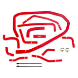 Mishimoto 2015 Subaru WRX Red Silicone Radiator Coolant Ancillary Hoses Kit Mishimoto Hoses  AXOPROS