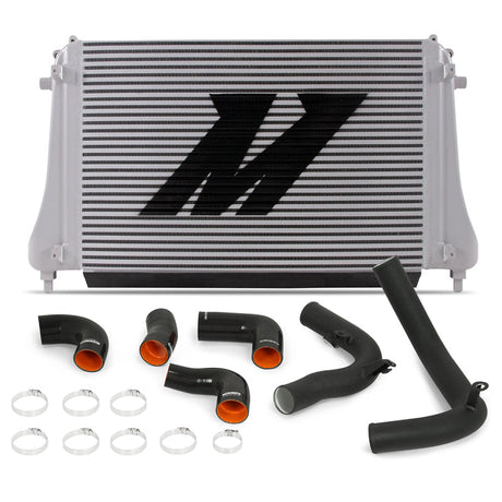Mishimoto 2015+ VW MK7 Golf TSI / GTI / R Performance Intercooler Kit w/ Pipes (Black) Mishimoto Intercooler Kits  AXOPROS