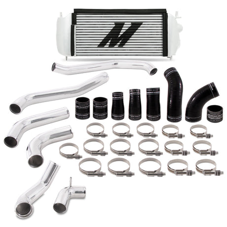 Mishimoto 2017+ Ford F150 3.5L EcoBoost Performance Intercooler Kit - Silver Cooler Polished Pipes Mishimoto Intercooler Kits  AXOPROS