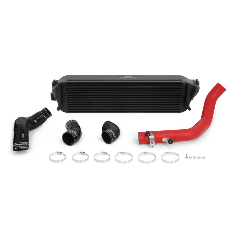 Mishimoto 2017+ Honda Civic Type R Intercooler Kit - Black Intercooler Red Pipes Mishimoto Intercooler Kits  AXOPROS