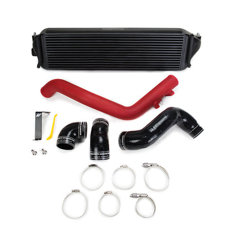 Mishimoto 2017+ Honda Civic Type R Intercooler Kit - Black Intercooler Red Pipes Mishimoto Intercooler Kits  AXOPROS