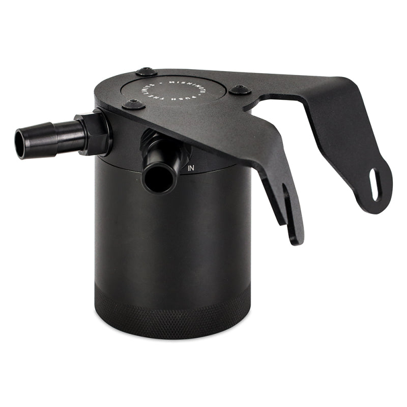 Mishimoto 2021+ Ford Bronco 2.3L Baffled Oil Catch Can - PCV Side - Black Mishimoto Oil Catch Cans  AXOPROS