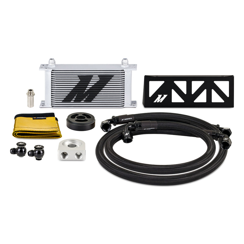 Mishimoto 2022+ Subaru BRZ/Toyota GR86 Oil Cooler Kit - Silver Mishimoto Oil Coolers  AXOPROS