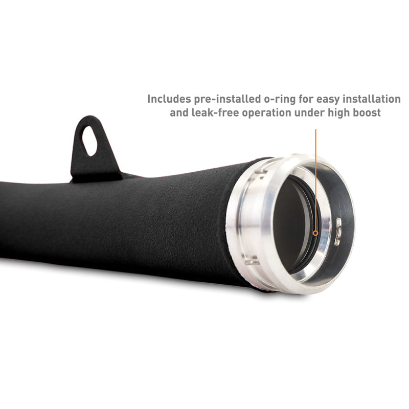 Mishimoto 2022+ Subaru WRX Charge Pipe Micro - Wrinkle Black Mishimoto Intercooler Pipe Kits  AXOPROS