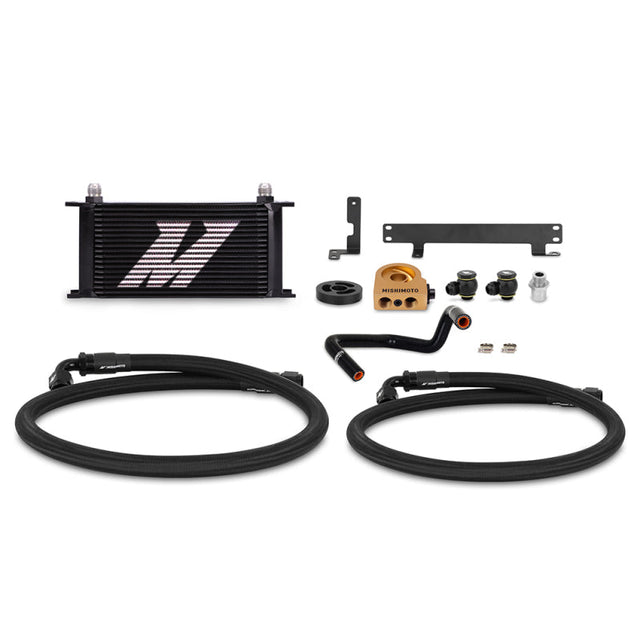 Mishimoto 2022+ Subaru WRX Thermostatic Oil Cooler Kit - Black Mishimoto Oil Coolers  AXOPROS