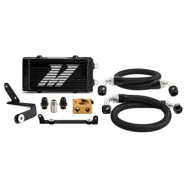 Mishimoto 2023+ Toyota GR Corolla Oil Cooler Kit - Thermostatic - Black Mishimoto Oil Coolers  AXOPROS
