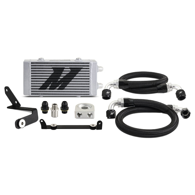 Mishimoto 2023+ Toyota GR Corolla Oil Cooler Kit - Thermostatic - Silver Mishimoto Oil Coolers  AXOPROS