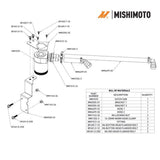 Mishimoto 2024+ Ford Mustang V8 Oil Catch Can - PCV Side Mishimoto Oil Catch Cans  AXOPROS