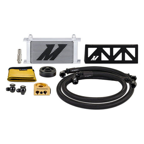 Mishimoto 22+ Subaru BRZ/Toyota GR86 Oil Cooler Kit Thermostatic - Silver Mishimoto Oil Coolers  AXOPROS