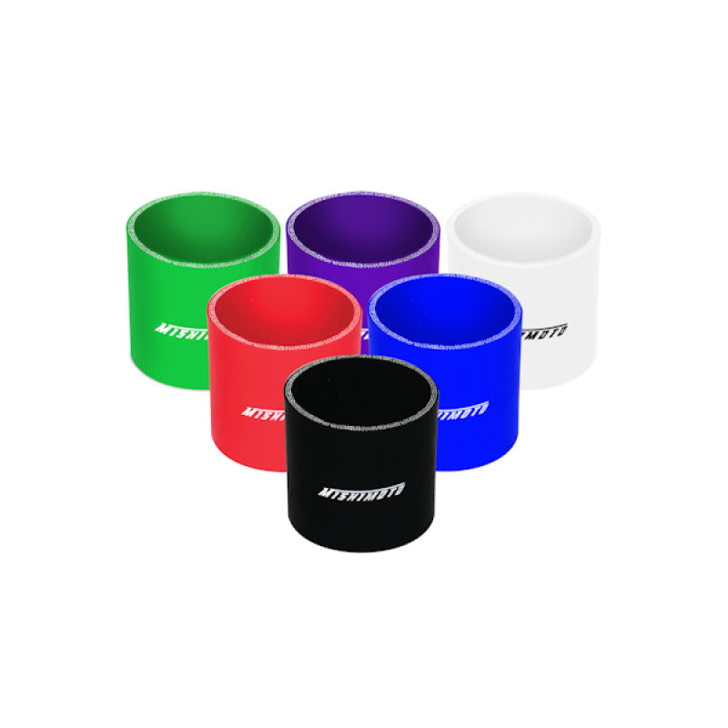 Mishimoto 2.5 Inch Black Straight Coupler Mishimoto Silicone Couplers & Hoses  AXOPROS