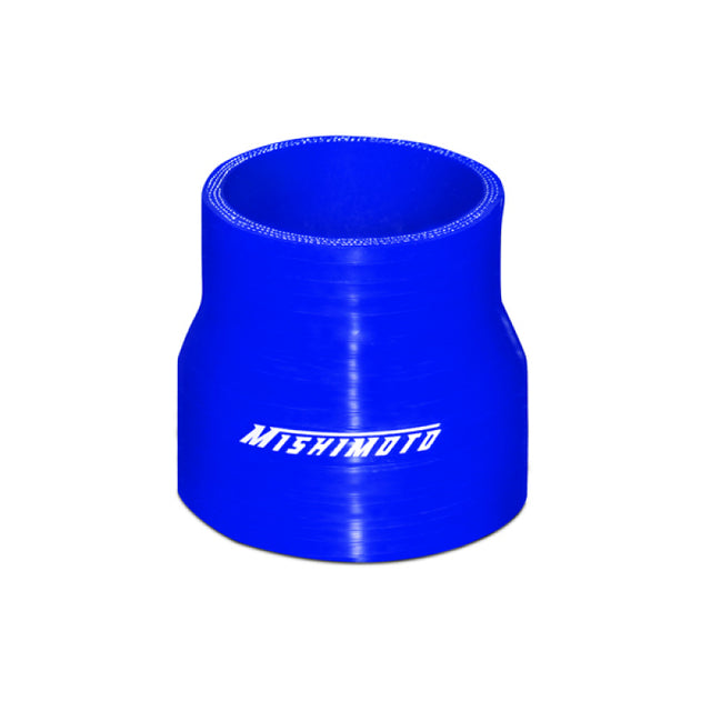 Mishimoto 2.5 to 3.0 Inch Blue Transition Coupler Mishimoto Silicone Couplers & Hoses  AXOPROS