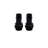 Mishimoto 2pcs. M20x1.5 5/8in Aluminum Catch Can Fittings - Black Mishimoto Fittings  AXOPROS