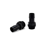 Mishimoto 2pcs. M20x1.5 5/8in Aluminum Catch Can Fittings - Black Mishimoto Fittings  AXOPROS