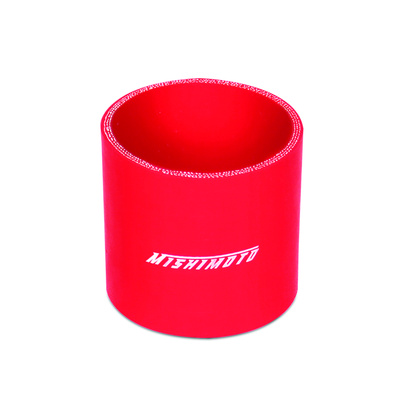 Mishimoto 3.0 Inch Red Straight Coupler Mishimoto Silicone Couplers & Hoses  AXOPROS