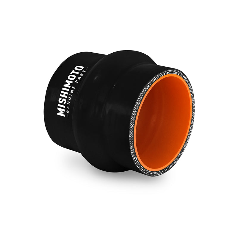 Mishimoto 3in. Hump Hose Silicone Coupler - Black Mishimoto Silicone Couplers & Hoses  AXOPROS