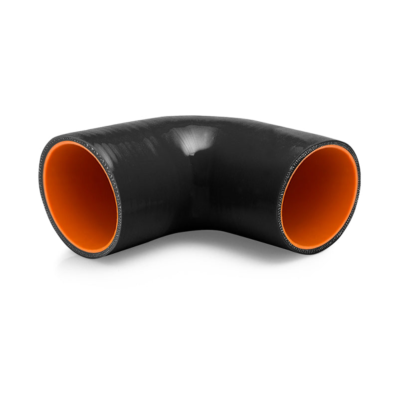 Mishimoto 4in. 90 Degree Coupler - Black Mishimoto Silicone Couplers & Hoses  AXOPROS