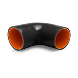 Mishimoto 4in. 90 Degree Coupler - Black Mishimoto Silicone Couplers & Hoses  AXOPROS