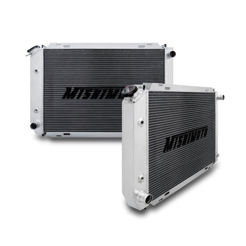 Mishimoto 79-93 Ford Mustang Dual Pass Manual Aluminum Radiator Mishimoto Radiators  AXOPROS