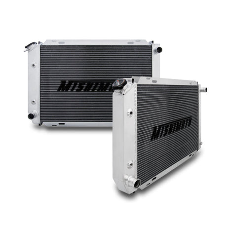Mishimoto 79-93 Ford Mustang Dual Pass Manual Aluminum Radiator Mishimoto Radiators  AXOPROS