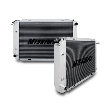 Mishimoto 79-93 Ford Mustang Dual Pass Manual Aluminum Radiator Mishimoto Radiators  AXOPROS
