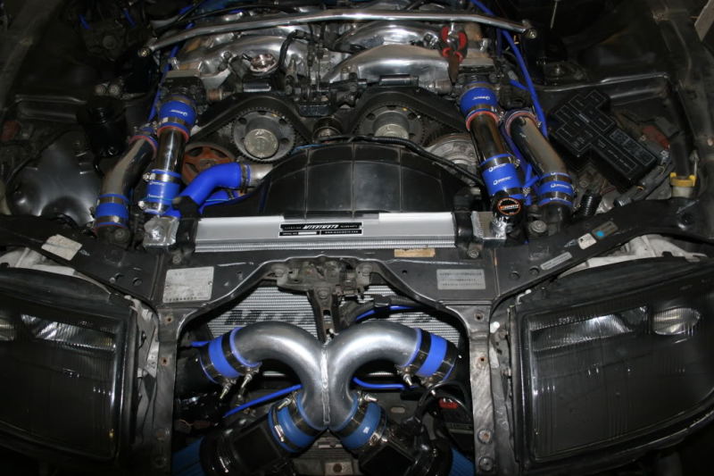 Mishimoto 90-96 Nissan 300ZX Turbo Manual Aluminum Radiator Mishimoto Radiators  AXOPROS