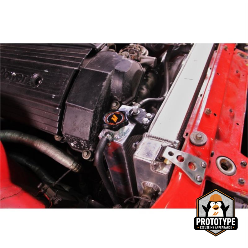 Mishimoto 92-99 BMW 3 Series Aluminum Coolant Expansion Tank - Black Mishimoto Coolant Reservoirs  AXOPROS