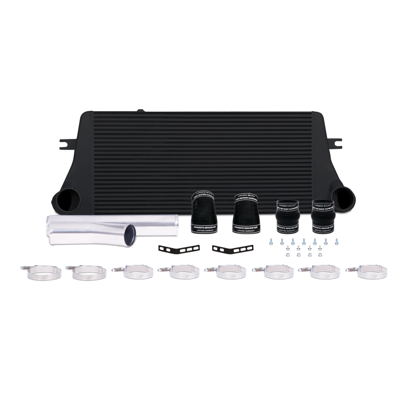 Mishimoto 94-02 Dodge Ram 2500 5.9L Cummins Intercooler Kit w/ Pipes (Black) Mishimoto Intercooler Kits  AXOPROS